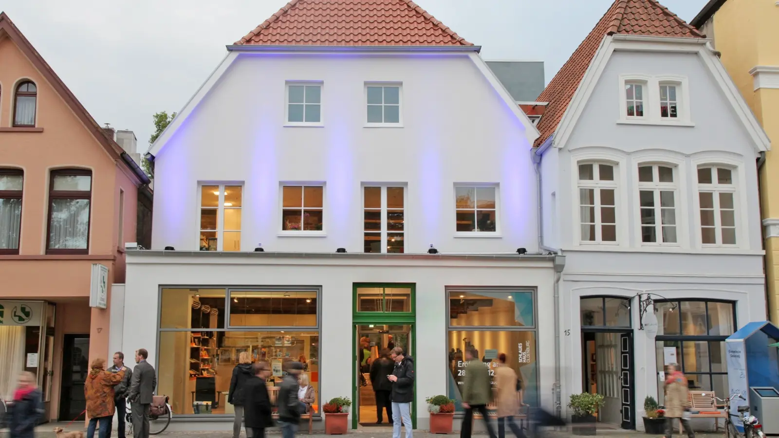 Historische Fassade des Schlauen Hauses Oldenburg am Schlossplatz
