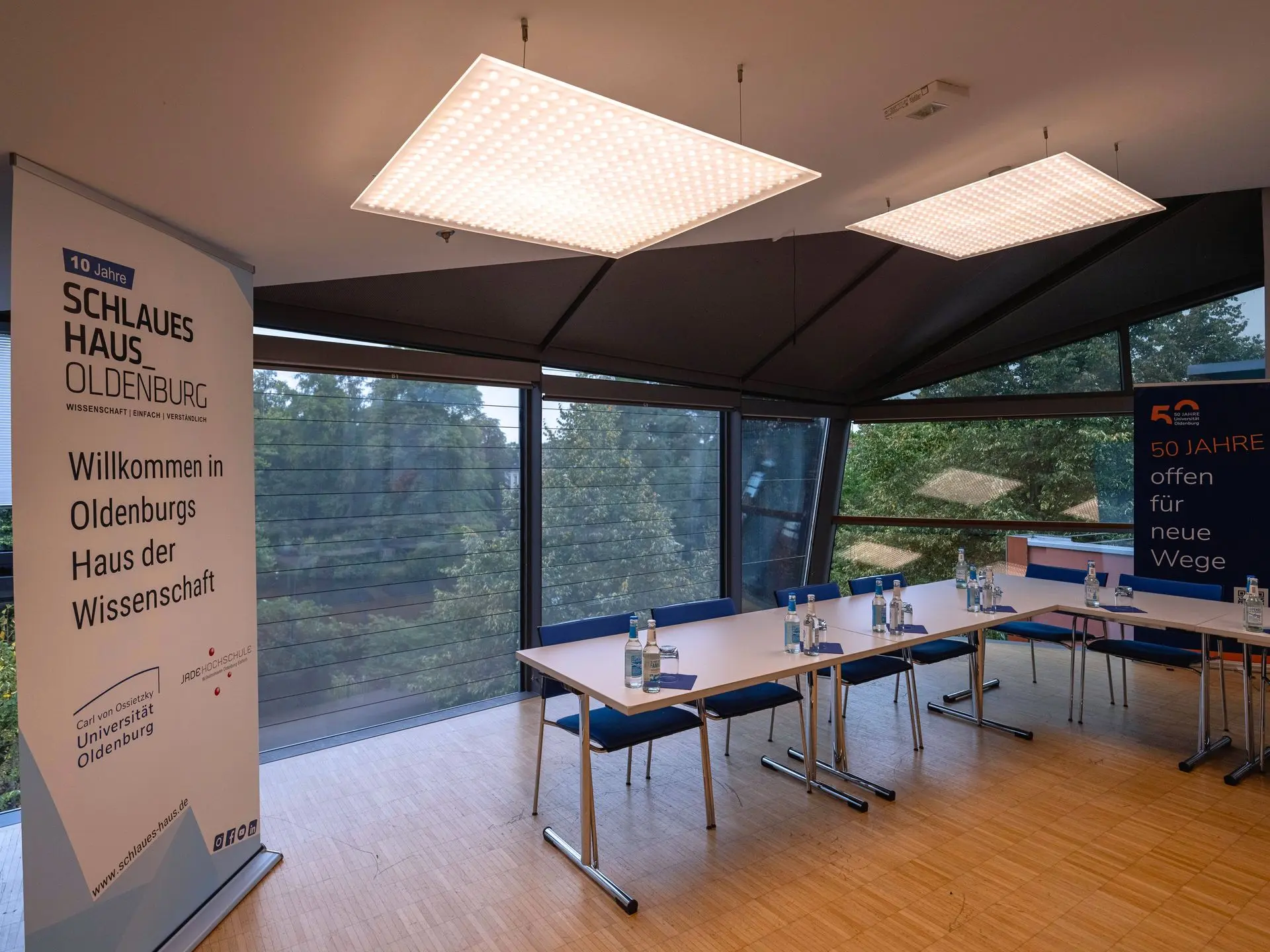 Veranstaltungsraum 2 im Schlauen Haus Oldenburg mit U-Form